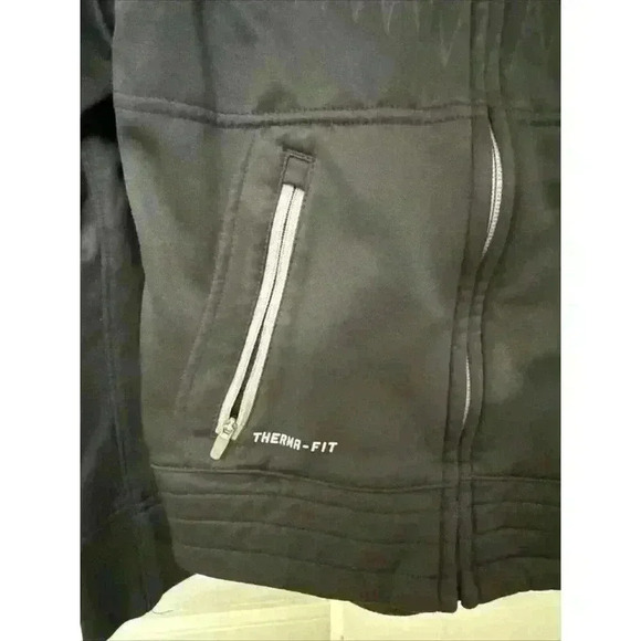 Nike Lebron James Dri Fit Zip-Up Therma Fit Black Jacket Boys medium - Picture 3 of 6